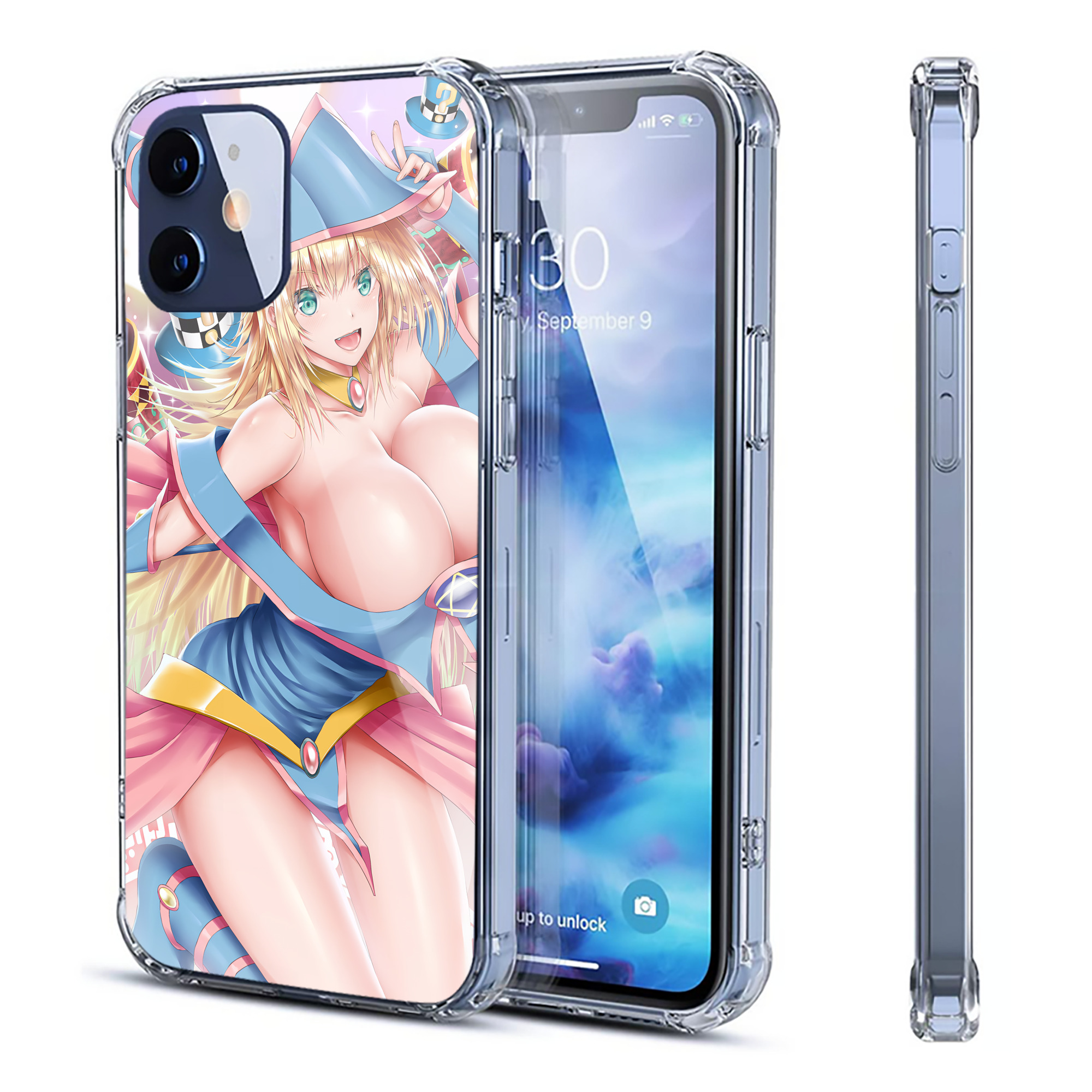 （画像用） 遊☆戯☆王 Yu-Gi-Oh! 【iPhone 12シリーズ対応】透明スマホケース（クリアソフトケース）